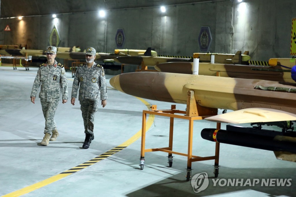 [월드＆포토] 이란 지하 '비밀 드론 기지' 공개