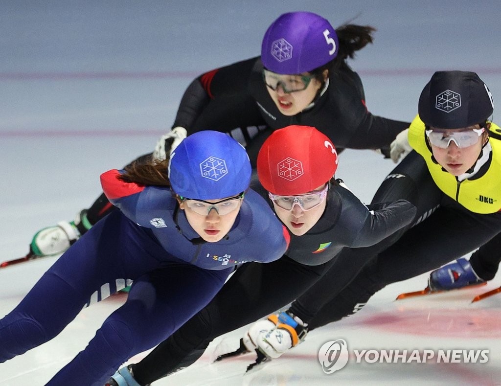 김건희, 쇼트트랙 1차 선발전 여자부 1위…심석희는 3위