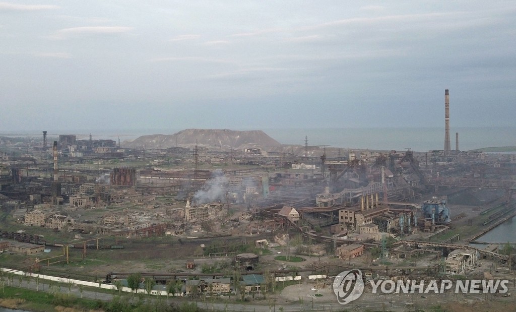 우크라 "아조우스탈 스스로 살아남으라" 마리우폴 손뗐다