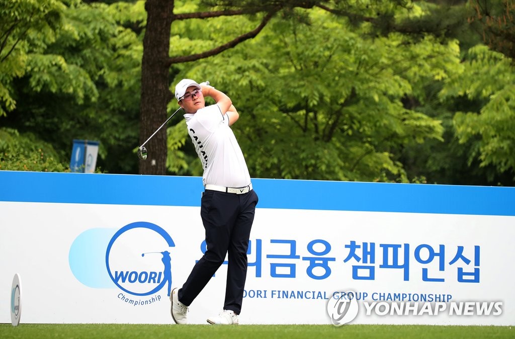 김태호, KPGA 우리금융 챔피언십 이틀 연속 선두…첫 우승 기대