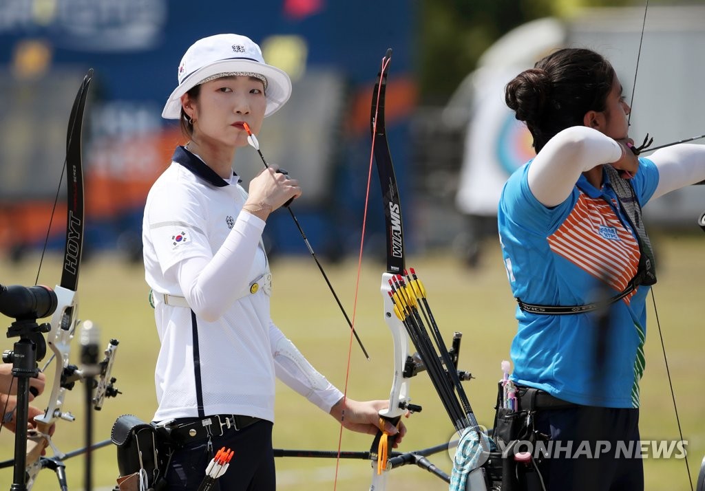 리커브 양궁 김제덕·최미선, 현대월드컵 예선 라운드 1위