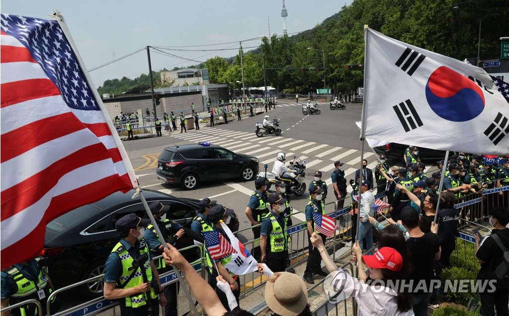 용산 대통령실 '첫 외빈' 바이든 "환대와 동맹에 감사"(종합2보)