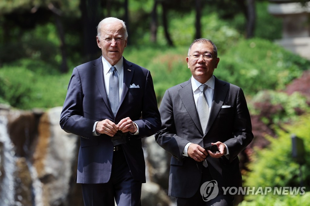 바이든에 13조원 '투자 선물' 현대차…UAM·자율주행 경쟁력 높인다