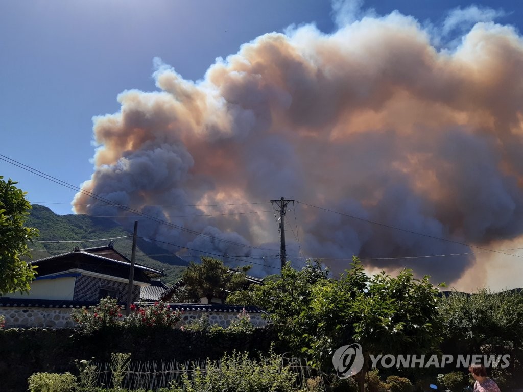 밀양 산불 기상·환경 순식간에 '확'…합천·고령 산불과 판박이