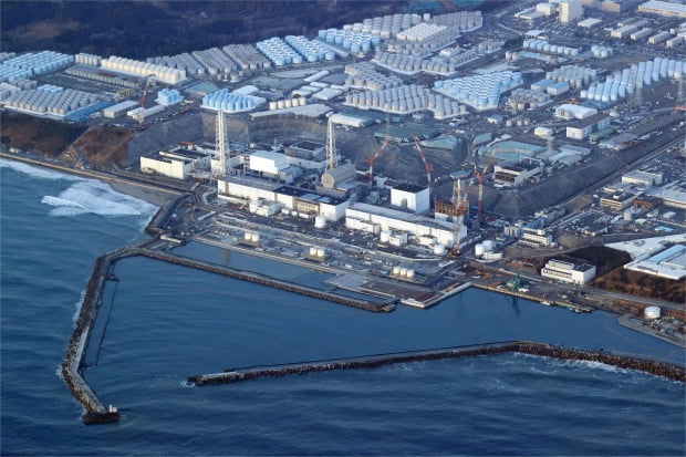 일본 후쿠시마 제1 원전 모습. 사진=KYODO