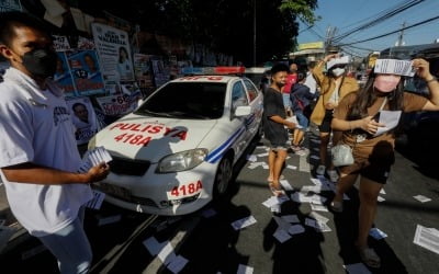 필리핀 대선 투표소에 괴한 난입…총기 난사 3명 사망·1명 부상