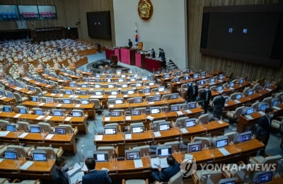 국회, 오전 본회의…'검수완박 2차전' 형소법 개정안 처리