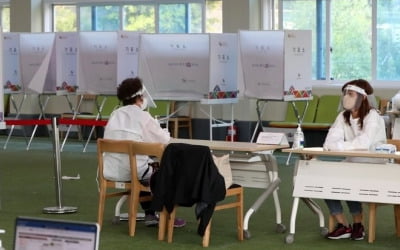 지방선거 사전투표율 오후 7시 현재 20.61%…확진자 투표중