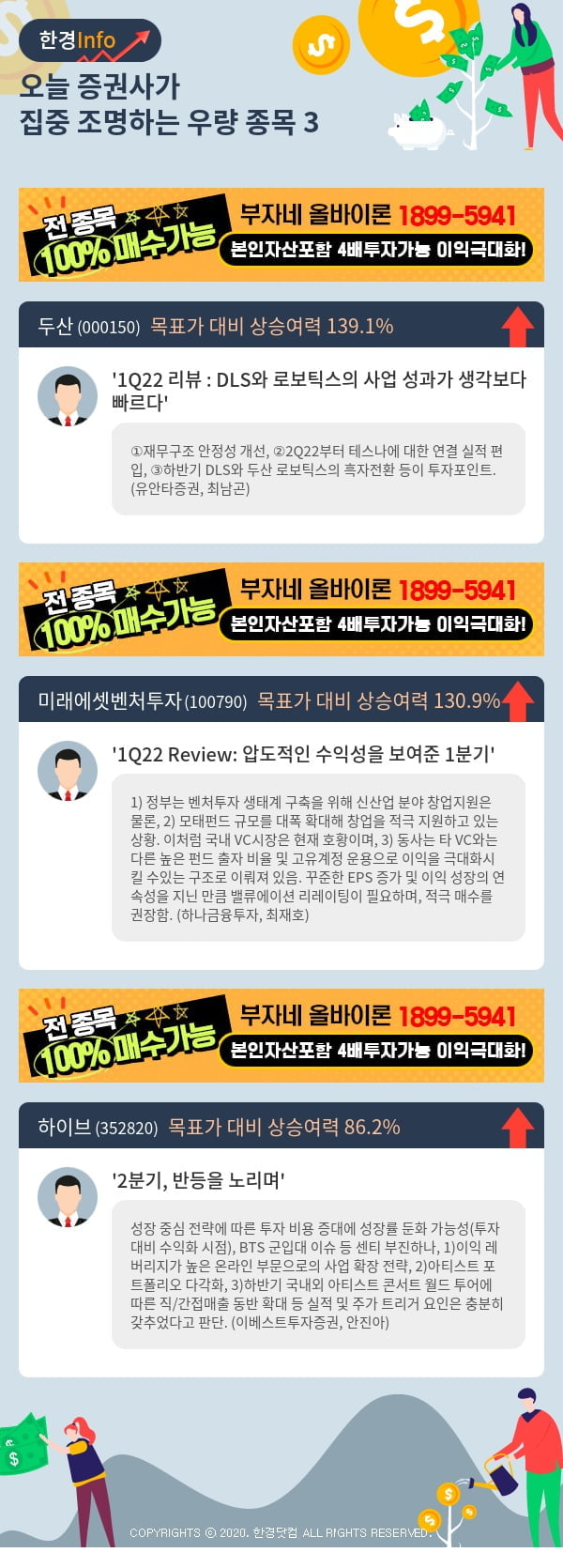 [핫클릭]오늘 증권사가 집중 조명하는 우량 종목 3