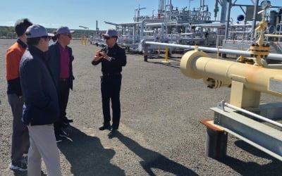 주시보 포스코인터 사장, 호주 가스전 현장점검…"2025년까지 물량 3배 확대"