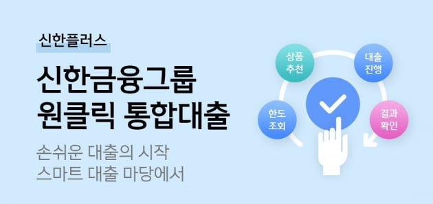 신한금융그룹이 원클릭 통합대출 플랫폼 스마트대출마당을 리뉴얼했다. (사진 = 신한금융그룹)