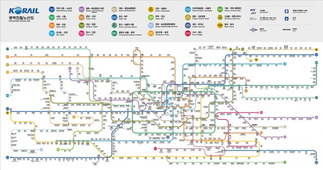 한국철도, ‘읽기 쉬운’ 수도권 광역전철노선도 제작
