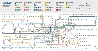 한국철도, ‘읽기 쉬운’ 수도권 광역전철노선도 제작