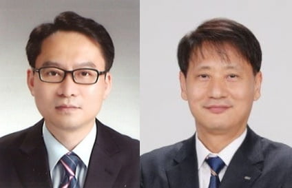 이일용 영업부문 대표이사(사진 왼쪽) 이원섭 경영부문 대표이사.