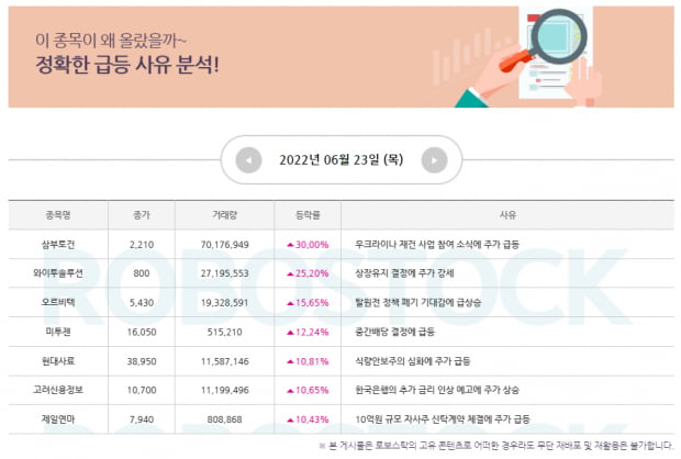 [종목이슈] 급등 사유 분석 The End! (상세확인)