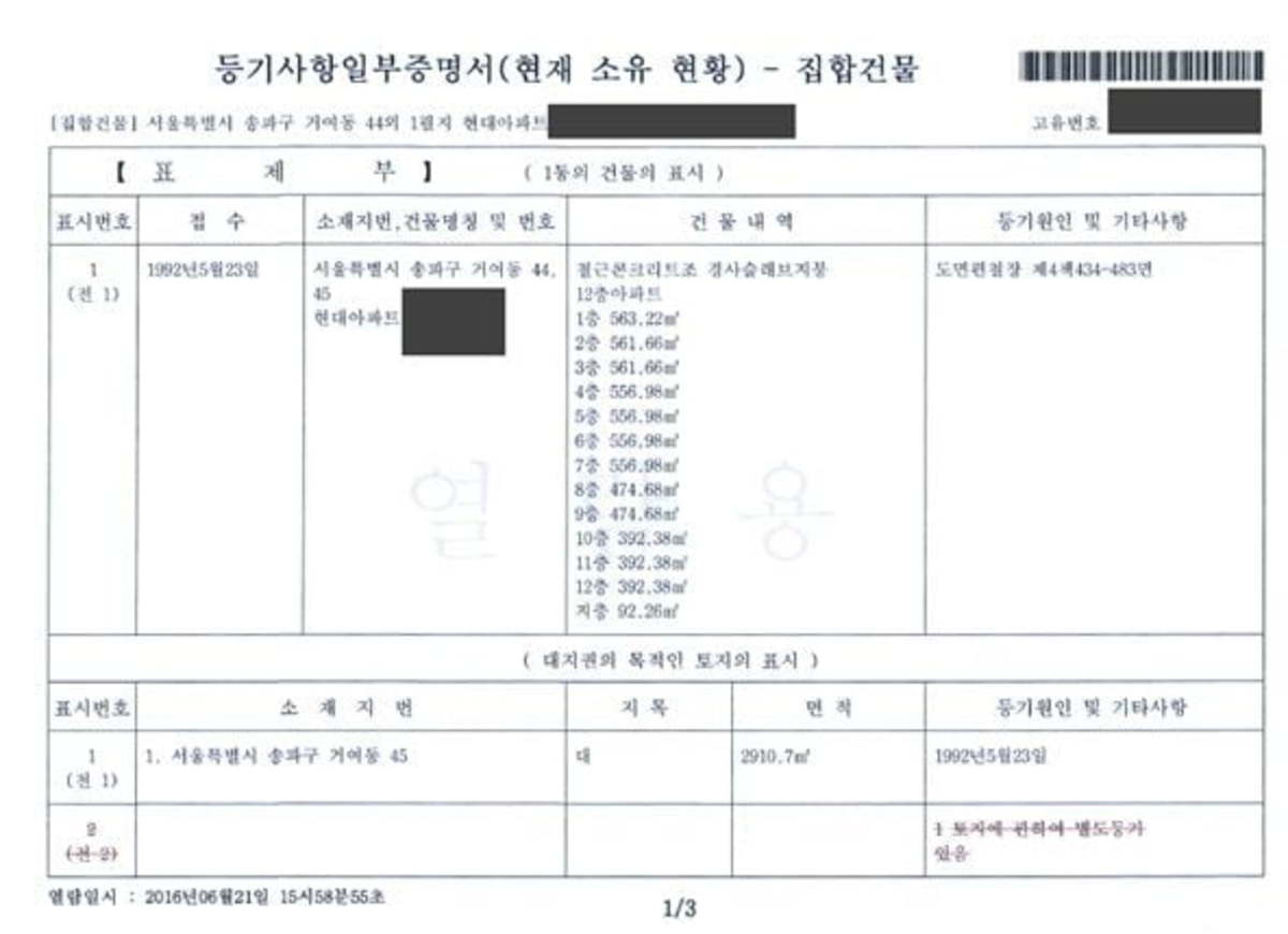 힘이 되는 부동산 법률 부동산 등기부등본 발급열람시 등기기록 유형에 유의해야 | 한경닷컴