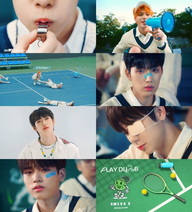오메가엑스, ‘PLAY DUMB’ MV 첫 티저 공개…스포티한 에너지로 여름 물들인다