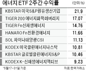 에너지 ETF '전성시대'