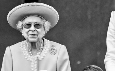 [포토] 英여왕 즉위 70주년 전투기에 놀란 증손자