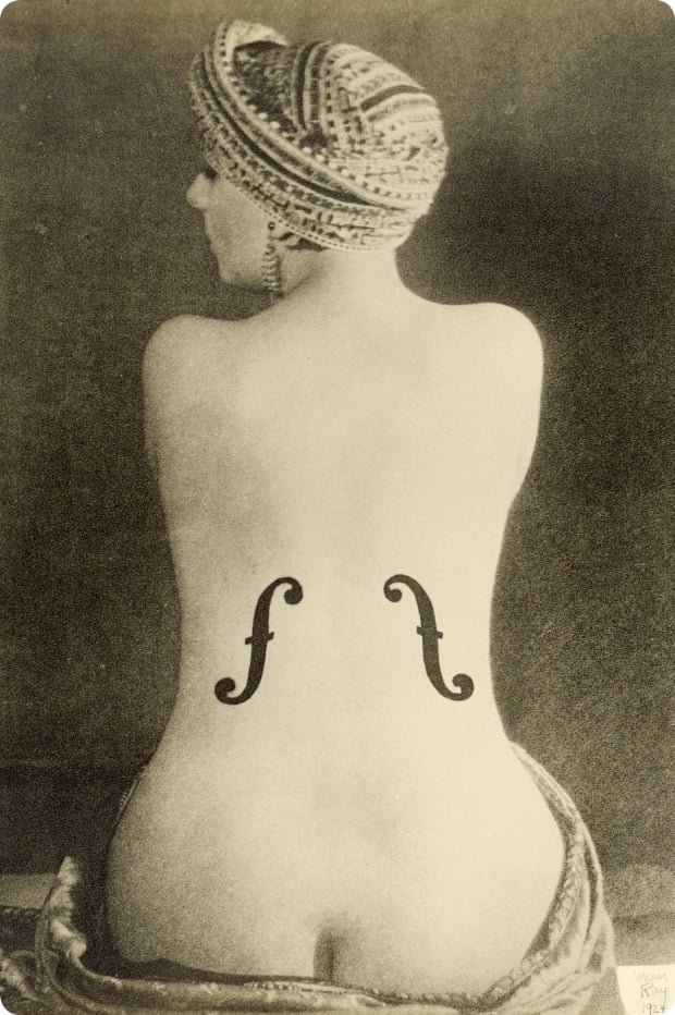 만 레이의 ‘앵그르의 바이올린’(1924).  크리스티 제공
 