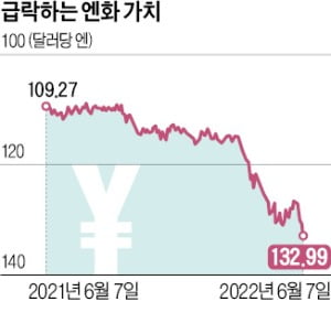 日 '나홀로 저금리'가 부른 엔低…"1弗=150엔대 추락할 수도"