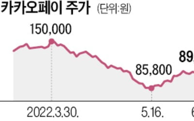 카카오페이 '블록딜 쇼크'…8만원대로 털썩