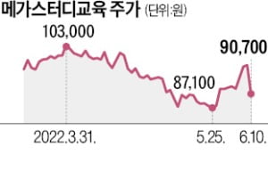 1타 강사 은퇴설에 메가스터디교육 급락 | 한국경제