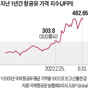 '쓰리高'에 속 쓰린 항공사들