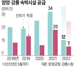 'MZ 핫플' 된 강원 동해안…"자고 나면 호텔·리조트 또 생겨요"