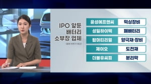 배터리 소부장도 불꽃 성장…IPO 10곳 줄섰다