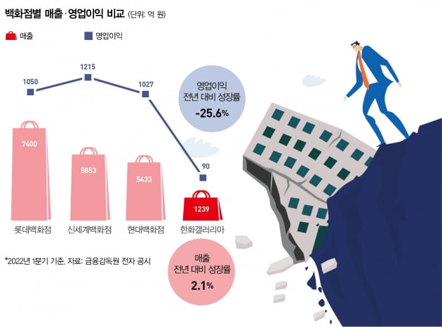 한화갤러리아, 나 홀로 추락...반등 가능할까 