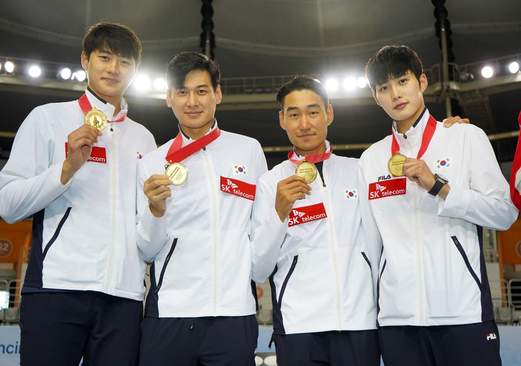 한국 펜싱 남자 사브르·여자 에페, 아시아선수권 단체전 우승