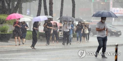 내일과 모레 전국에 장맛비…서울에 최대 120㎜