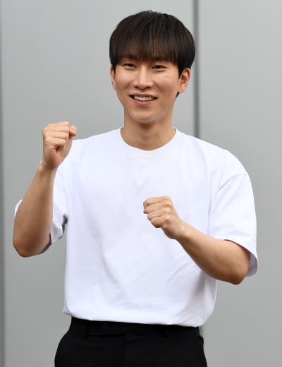 [TEN 포토] 비투비 서은광 '아자아자 파이팅!'