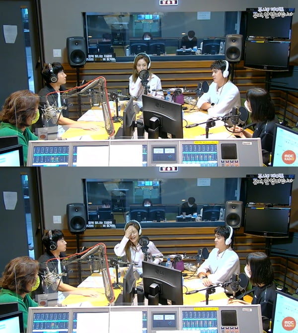 /사진=MBC FM4U '두시의 데이트 뮤지, 안영미입니다' 보이는 라디오 방송화면 캡처