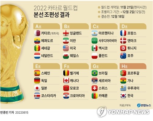 "한국, 월드컵 우승 확률 0.35％…본선 32개국 중 20위"