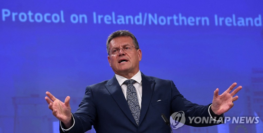 EU, 영국 북아일랜드 협약 일방적 변경 움직임에 법적 대응(종합)