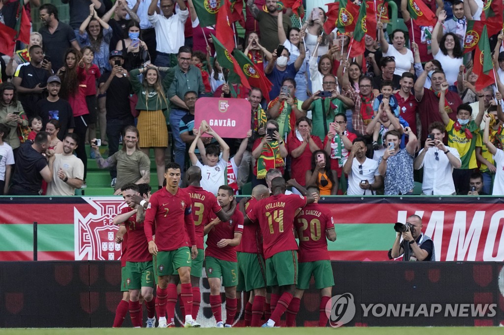 '벤투호 월드컵 상대' 포르투갈, 네이션스리그서 체코 2-0 완파