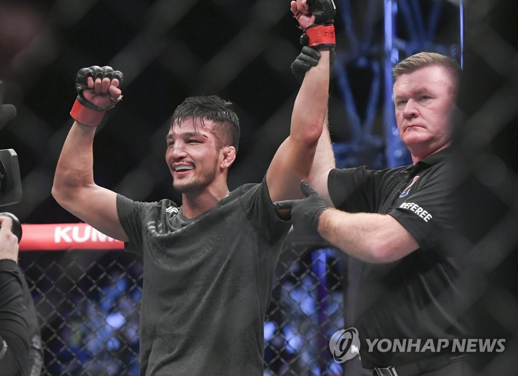 UFC 강경호 "아순사오와 붙고 싶어…KO로 잡겠다"