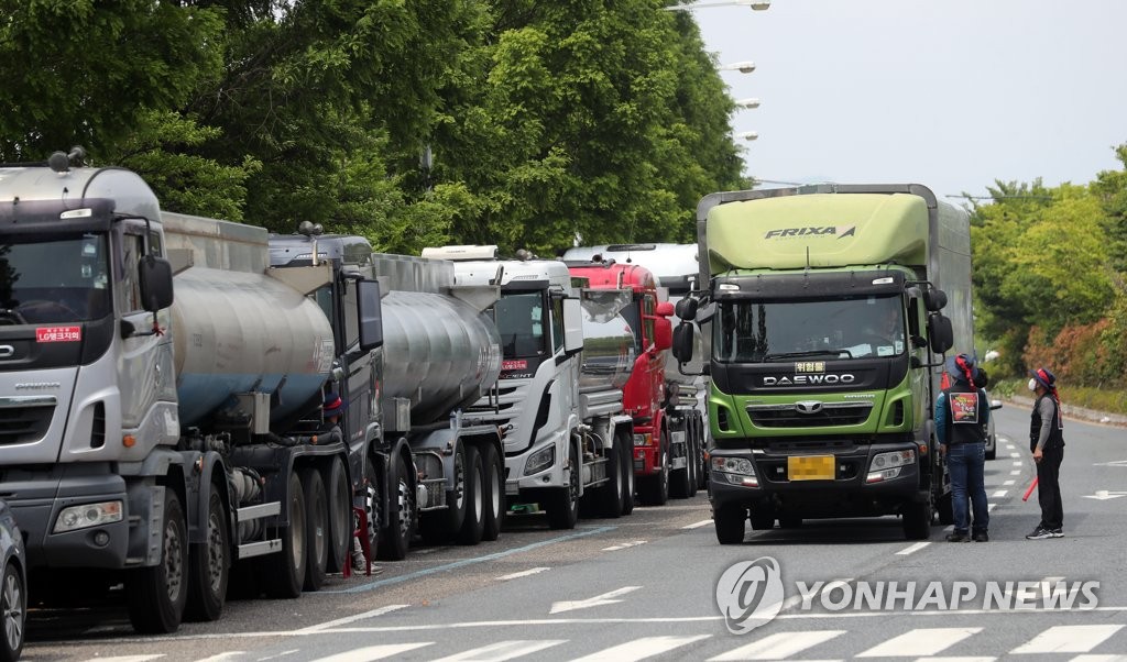 화물연대 파업 나흘째…전남 동부권 물류 차질 '심화'(종합)