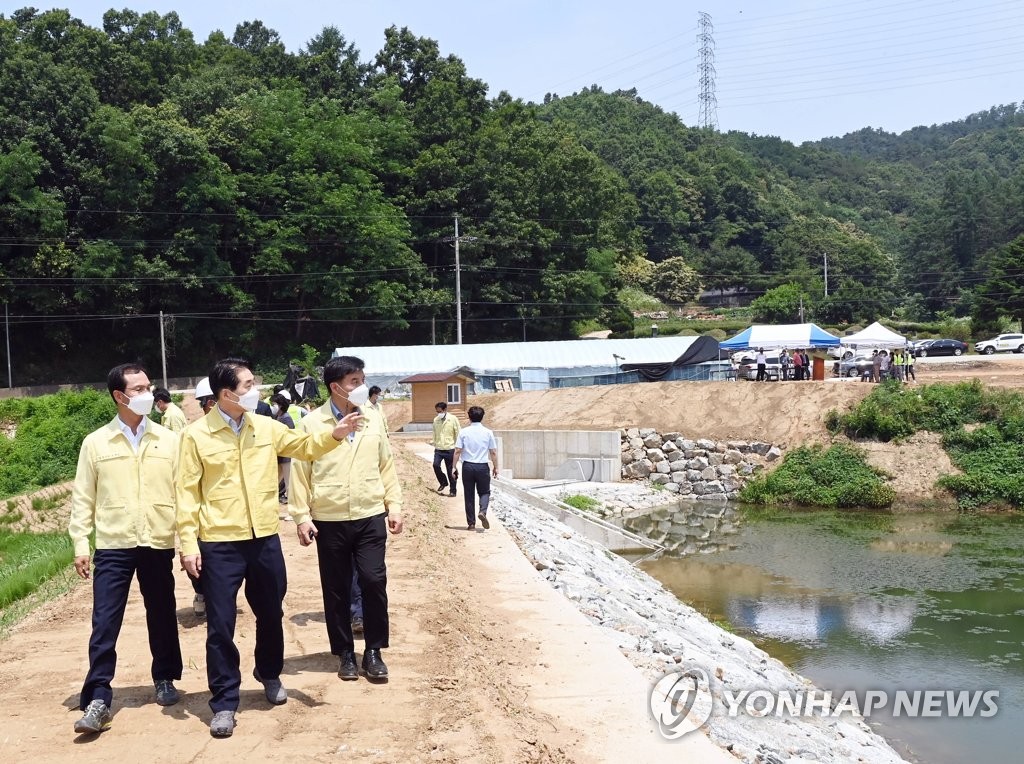 전국 30㎜ 이상 강한 비…괴산댐 사전방류