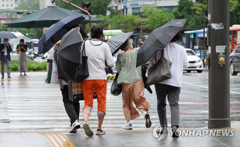 장마 계속…수도권에 모레까지 최대 250㎜ 이상 비