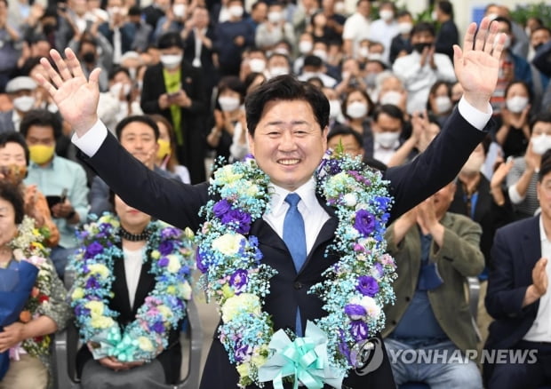 [6·1 지방선거] 제주도지사에 민주당 오영훈 후보 당선 확실