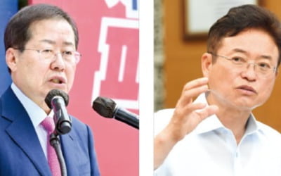 홍준표 vs 이철우, 투자유치戰 치열