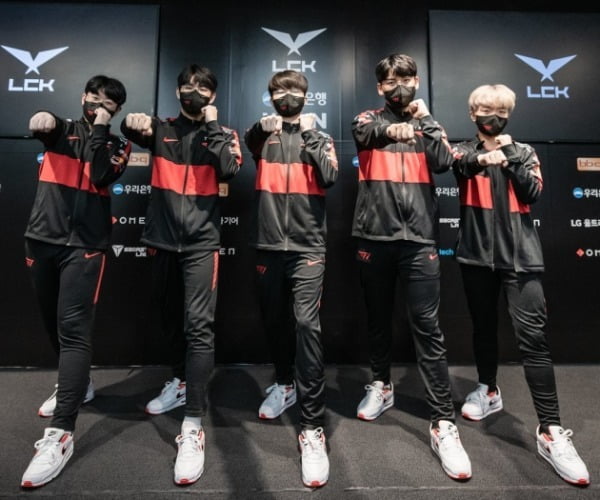 2022 LCK 스프링 전승우승한 디펜딩 챔피언 T1(제공=LCK)