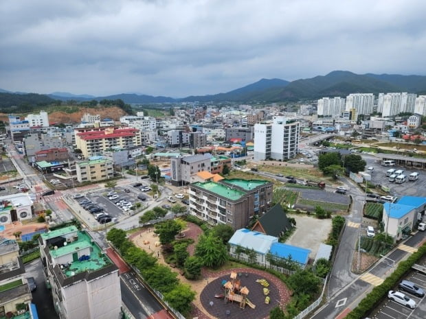 충북 음성군 금왕읍 원도심이 위치한 무극리와 금석리 일대 모습. 사진=오세성 카지노 룰렛 사이트닷컴 기자