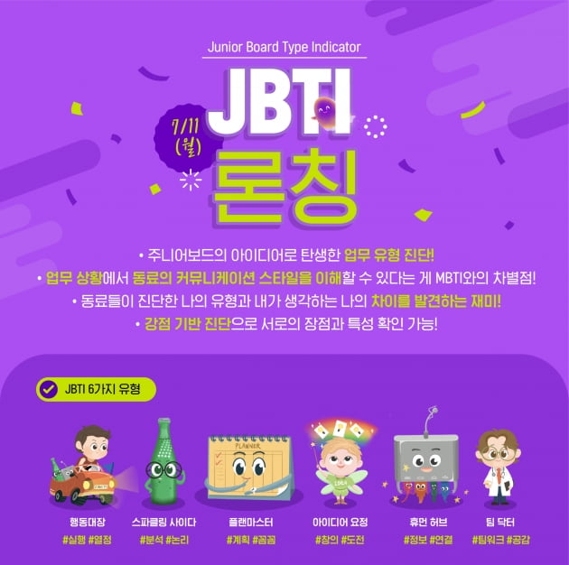 업무 성향 분석 프로그램  JBTI 사진=롯데건설