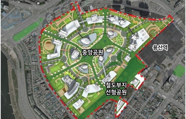 용산 국제업무지구 개발 계획. 사진=서울시