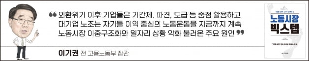 '노동시장 빅스텝' 출간한 이기권 전 고용부 장관