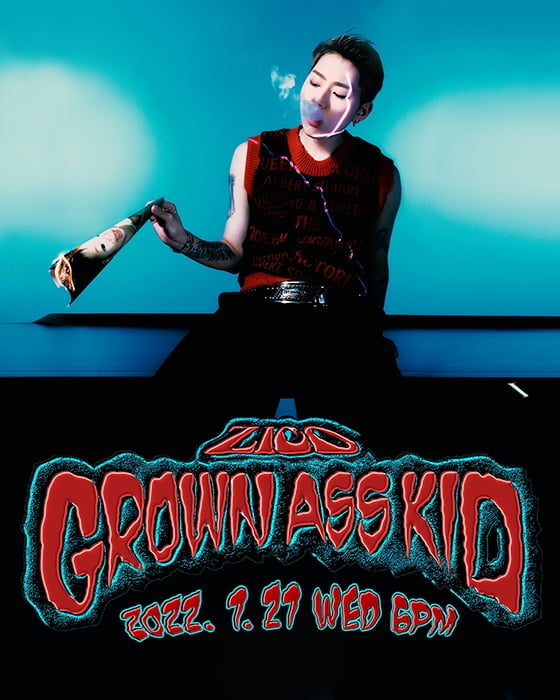 지코, 강렬한 분위기의 미니 4집 ‘Grown Ass Kid’ 티저 이미지 공개